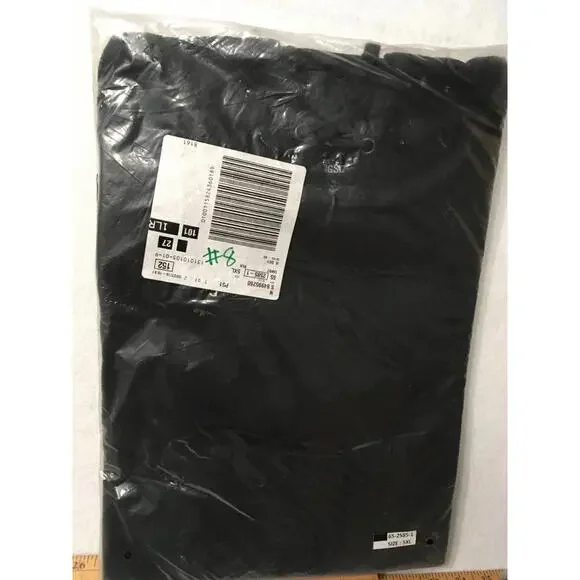 KINGSIZE Vintage Mens Big 5XL DRAWSTRING PULLOVER  NEW NIP XXXXXL   #9 navy - Picture 7 of 8